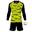 Kit portar Givova Difesa, Galben Fluo/Negru, S