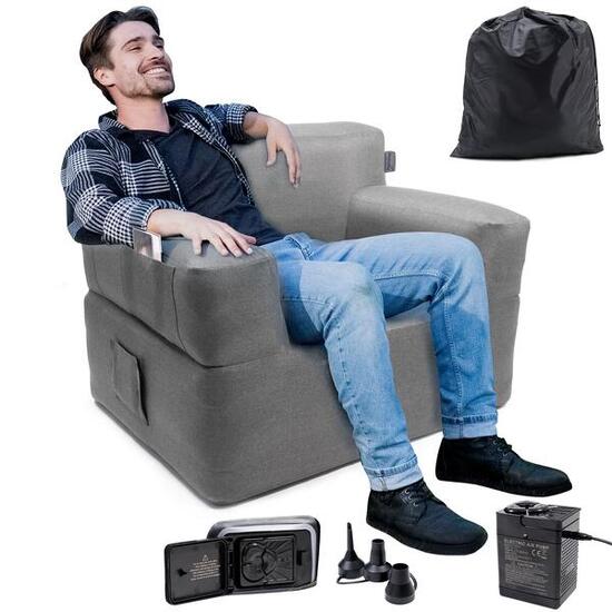 Sofà gonfiabile Easy Air Premium Single - per 1 persona - Borsa per il trasporto