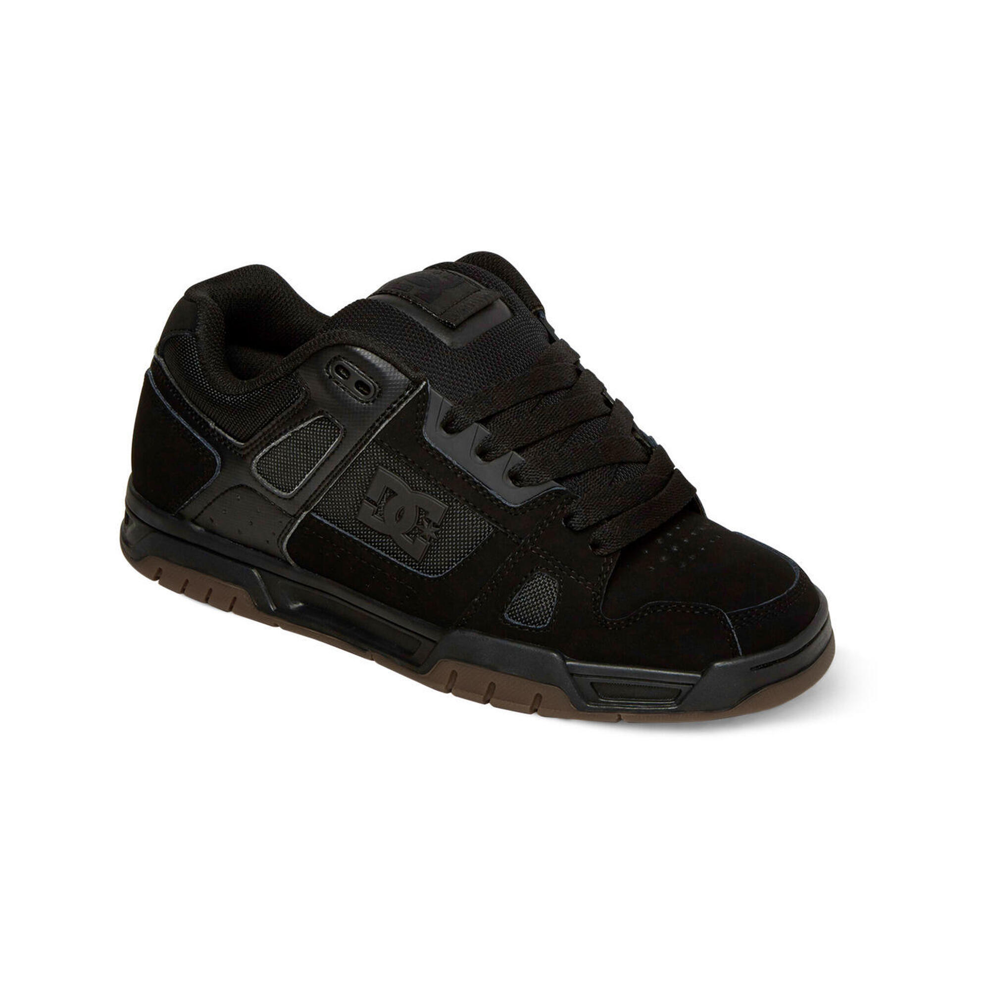 Dc Shoes - Chaussures En Cuir Stag Noir Homme - Chaussures De Sport - Noir - 45 - Decathlon