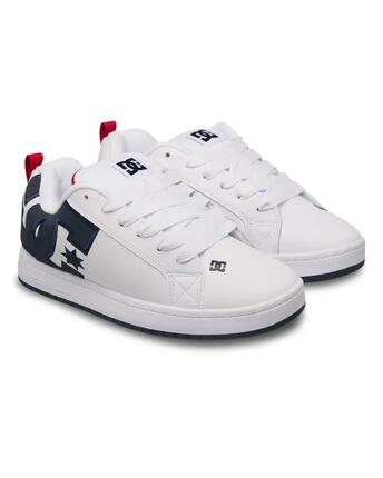 Chaussures en cuir COURT GRAFFIK Gris Homme