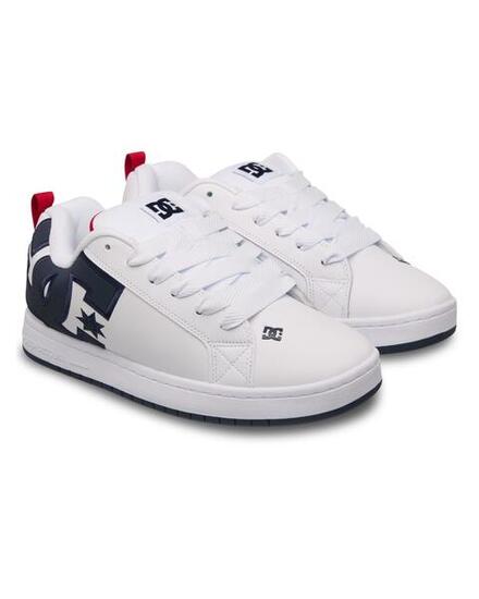 Chaussures en cuir COURT GRAFFIK Blanc Homme
