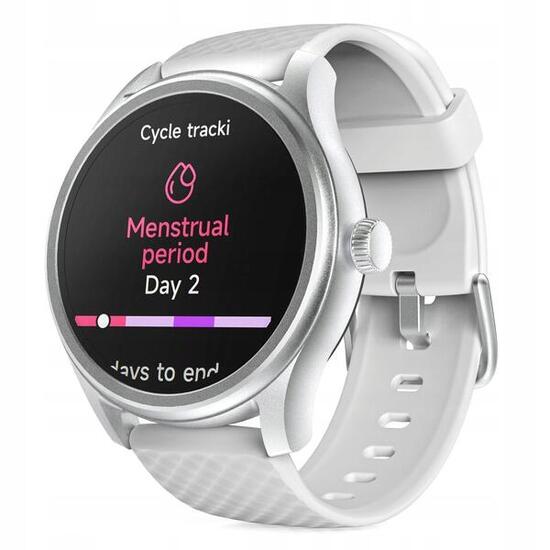 HAMA Smartwatch 5010, rund, wasserdicht, 46 mm, Silber