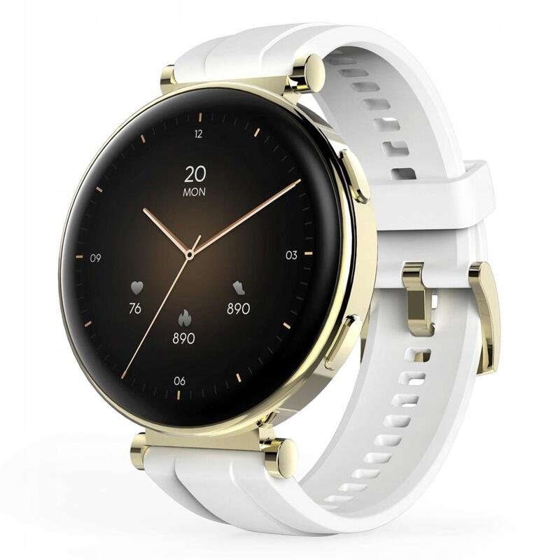 Hama Fit Watch 7000 Smartwatch AMOLED Zegarek Sportowy Różowe Złoto