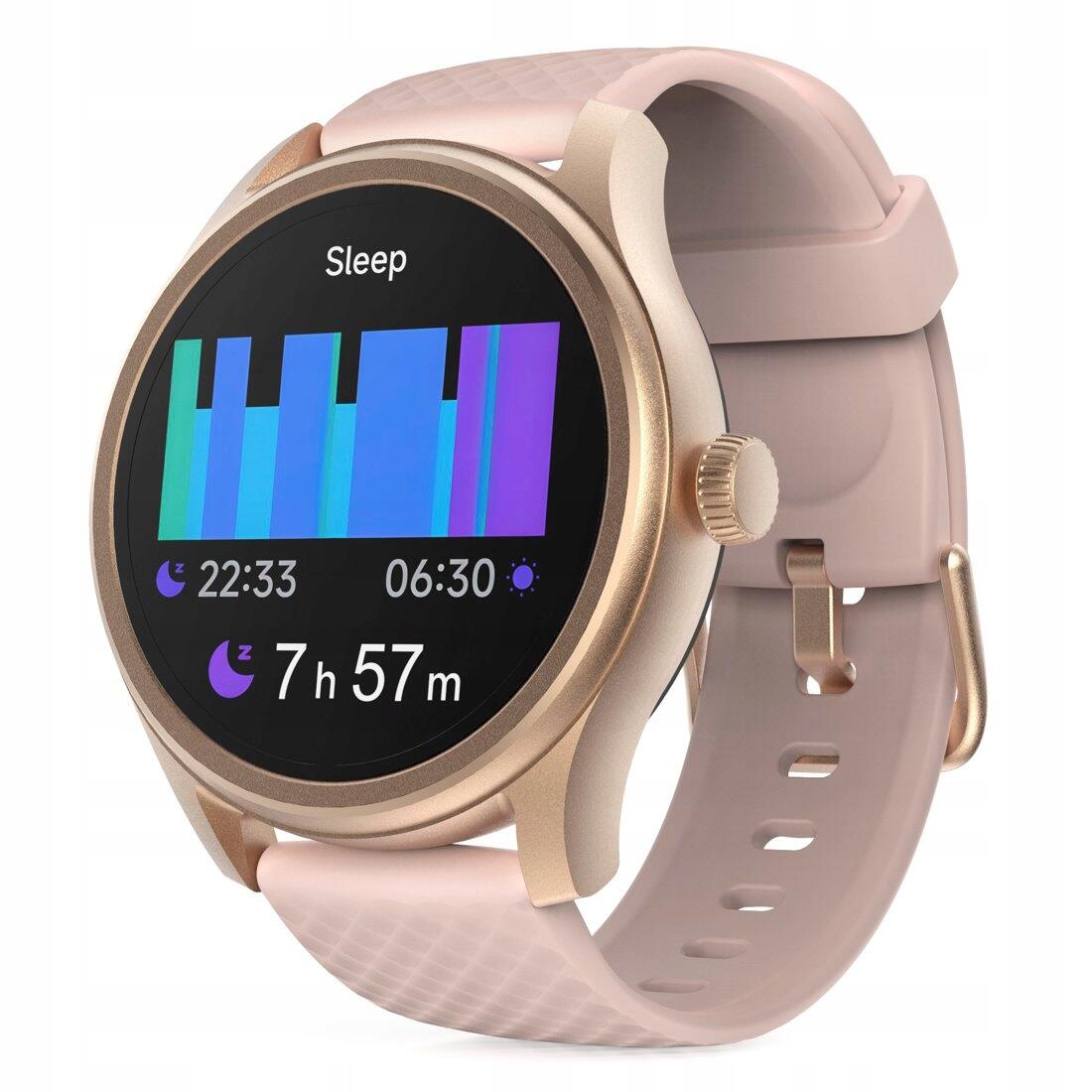 Hama Smartwatch 5010 Rond Slaapbewaking Waterdicht 1.38 Inch Rosé 2/7