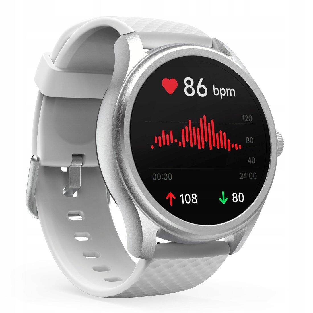 Hama Smartwatch 5010 Rond 1.38 Inch Waterdicht Zilver/Grijs 2/7