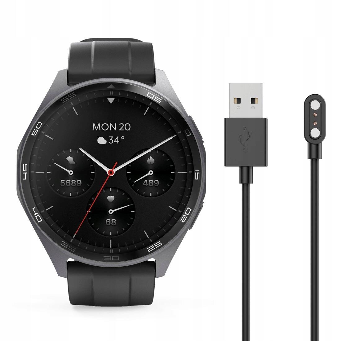 HAMA Smartwatch 7010 GPS, 47 mm, Telefonfunktion, Grau 6/7