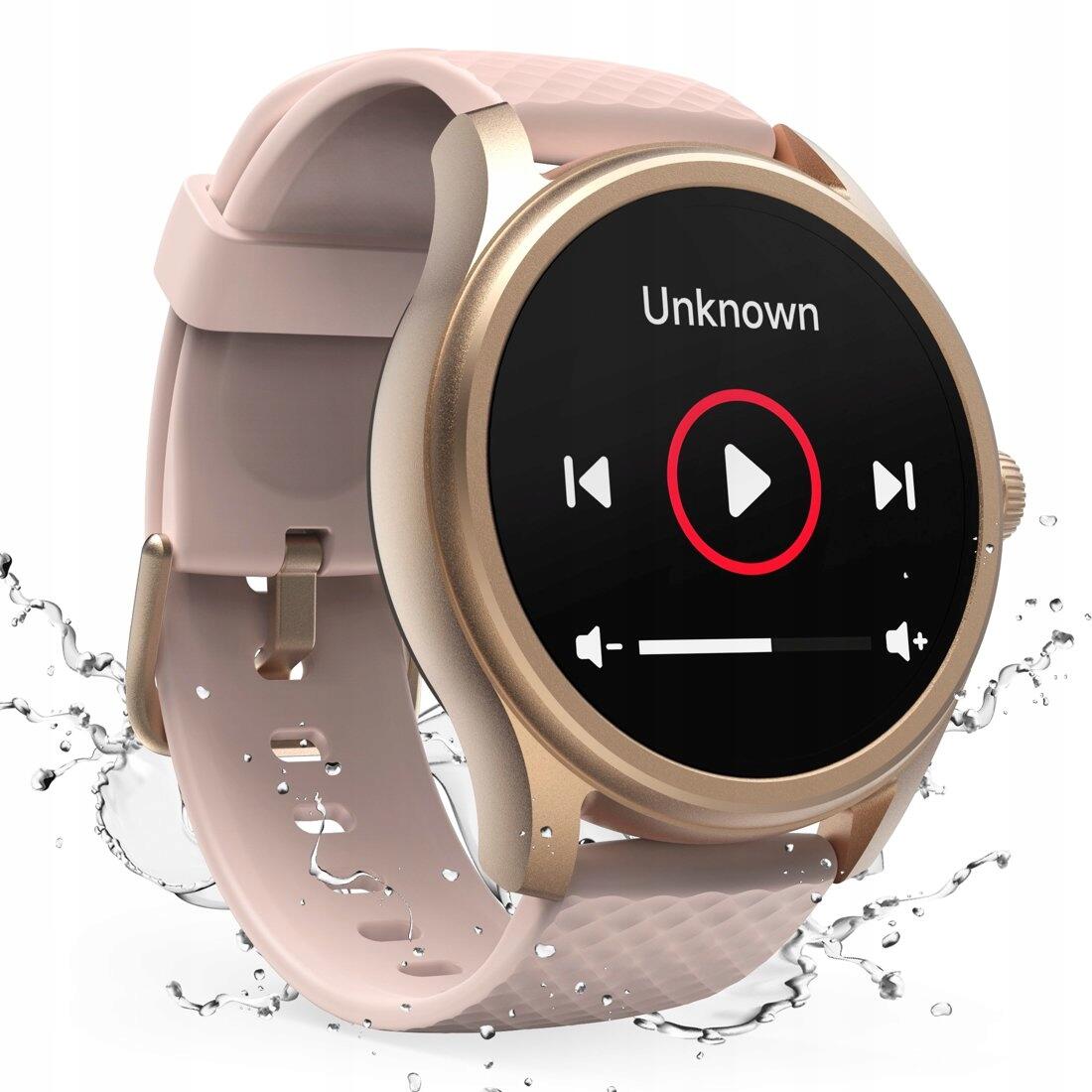 Hama Smartwatch 5010 Rond Slaapbewaking Waterdicht 1.38 Inch Rosé 5/7