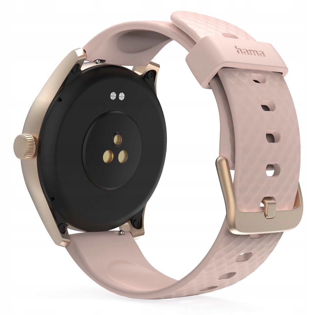 Hama Smartwatch 5010 Rond Slaapbewaking Waterdicht 1.38 Inch Rosé 4/7
