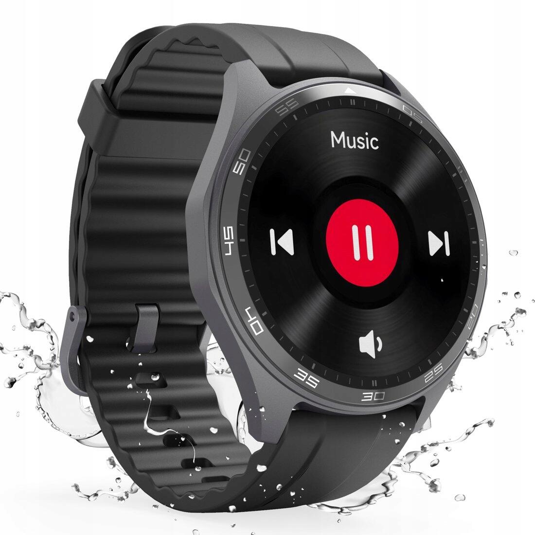 HAMA Smartwatch 7010 GPS, 47 mm, Telefonfunktion, Grau 5/7