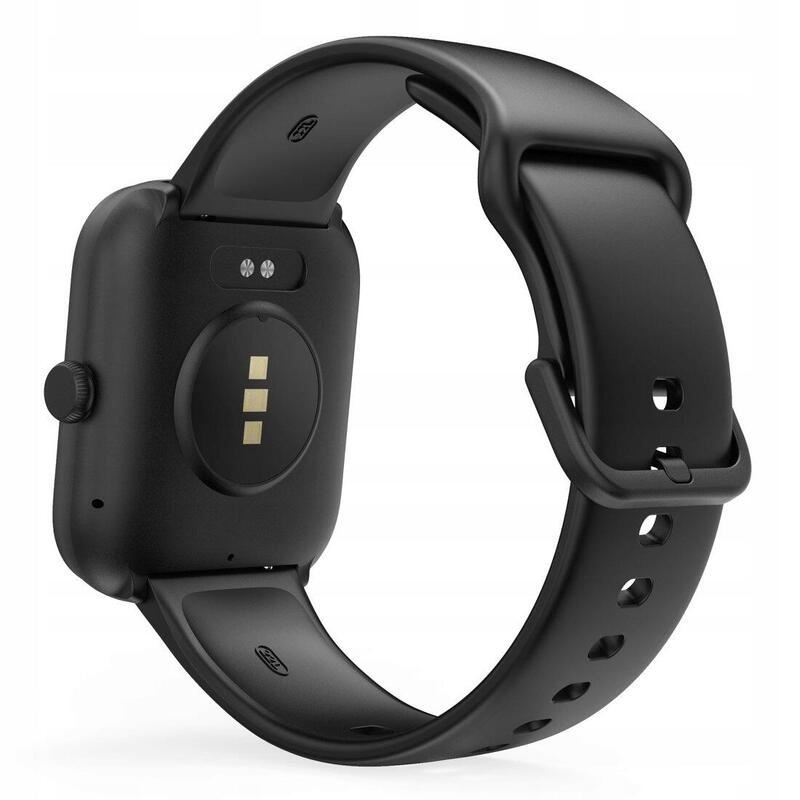 Hama Fit Watch 5000 SMARTWATCH Zegarek Sportowy Prostokątny Czarny
