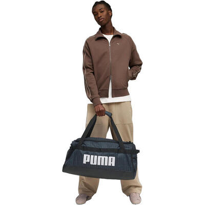 Tas puma challenger aop medium sports bag pu 58l, blauw, uniseks