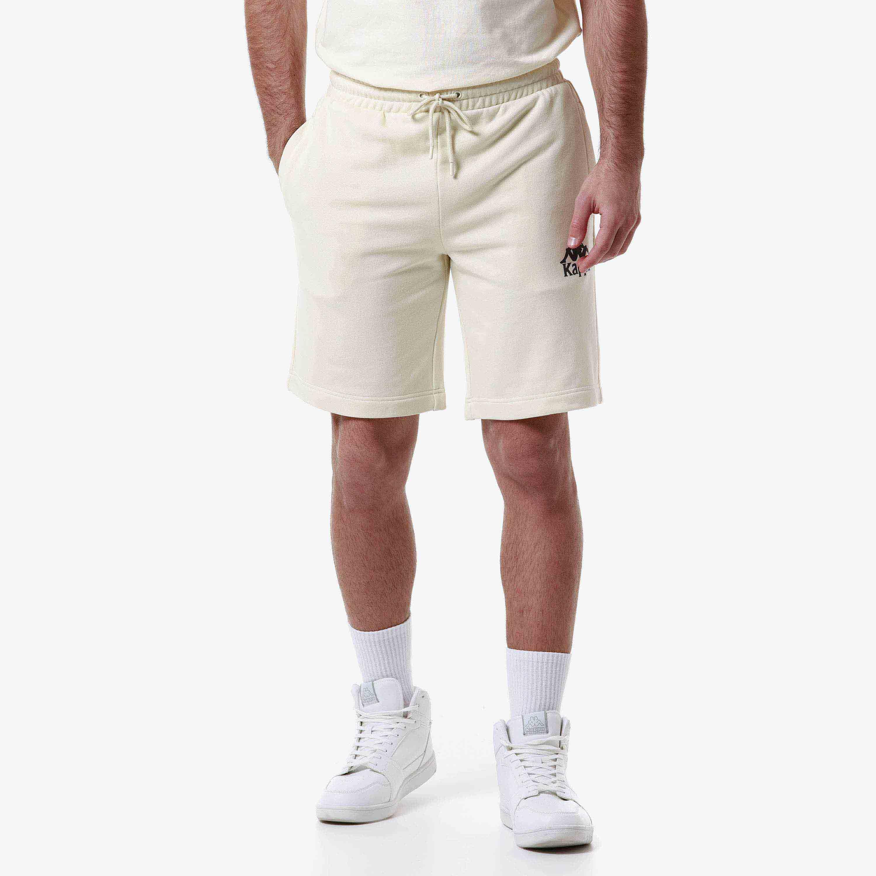 Kappa - Shorts Pour Homme Kappa Beige - Pantacourt - Blanc - Decathlon