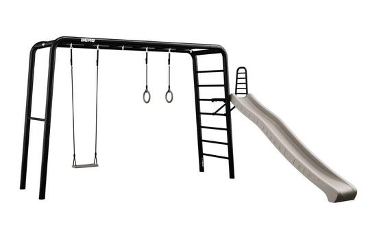 PlayBase Large + Play Set, mit Schaukel, Ringen & Rutsche
