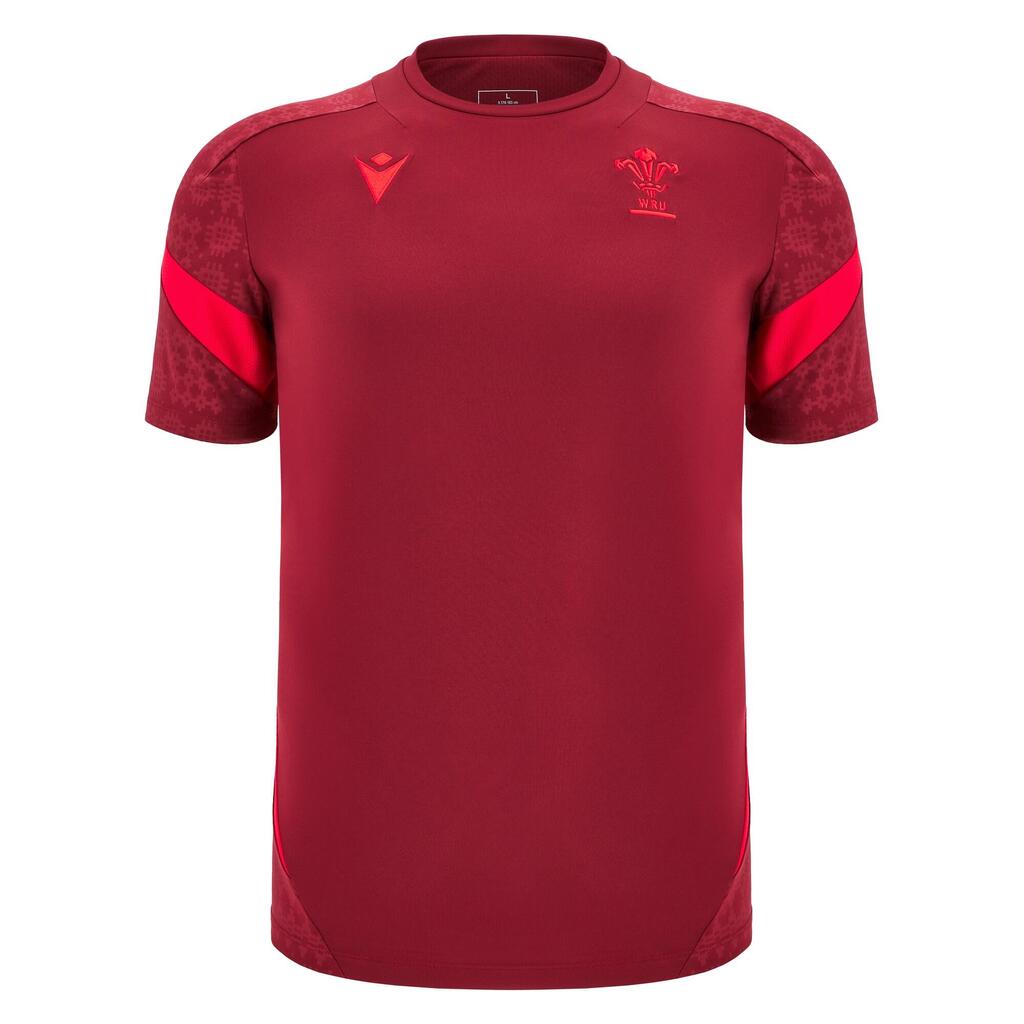 Wales 2026 Macron Training T-shirt Red Adult