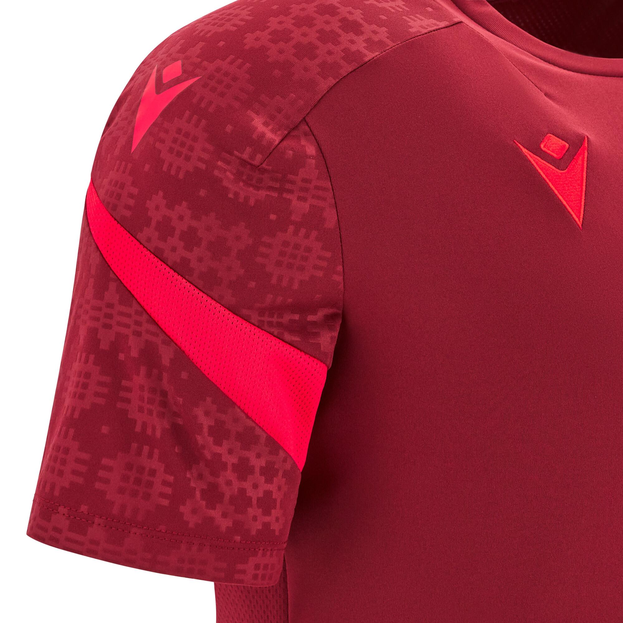 T-shirt d'entrainement Pays de Galles 2026 Macron Rouge Adulte 4/5