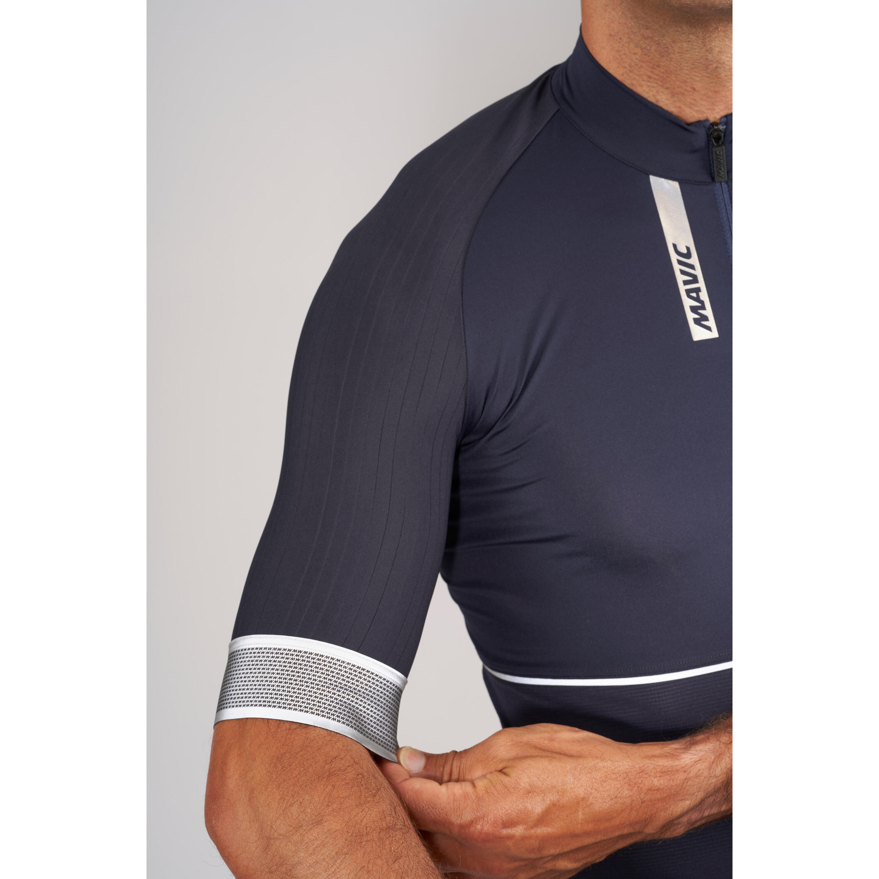 Maillot de manga corta Mavic Ksyrium Azul oscuro/Azul claro 3/4