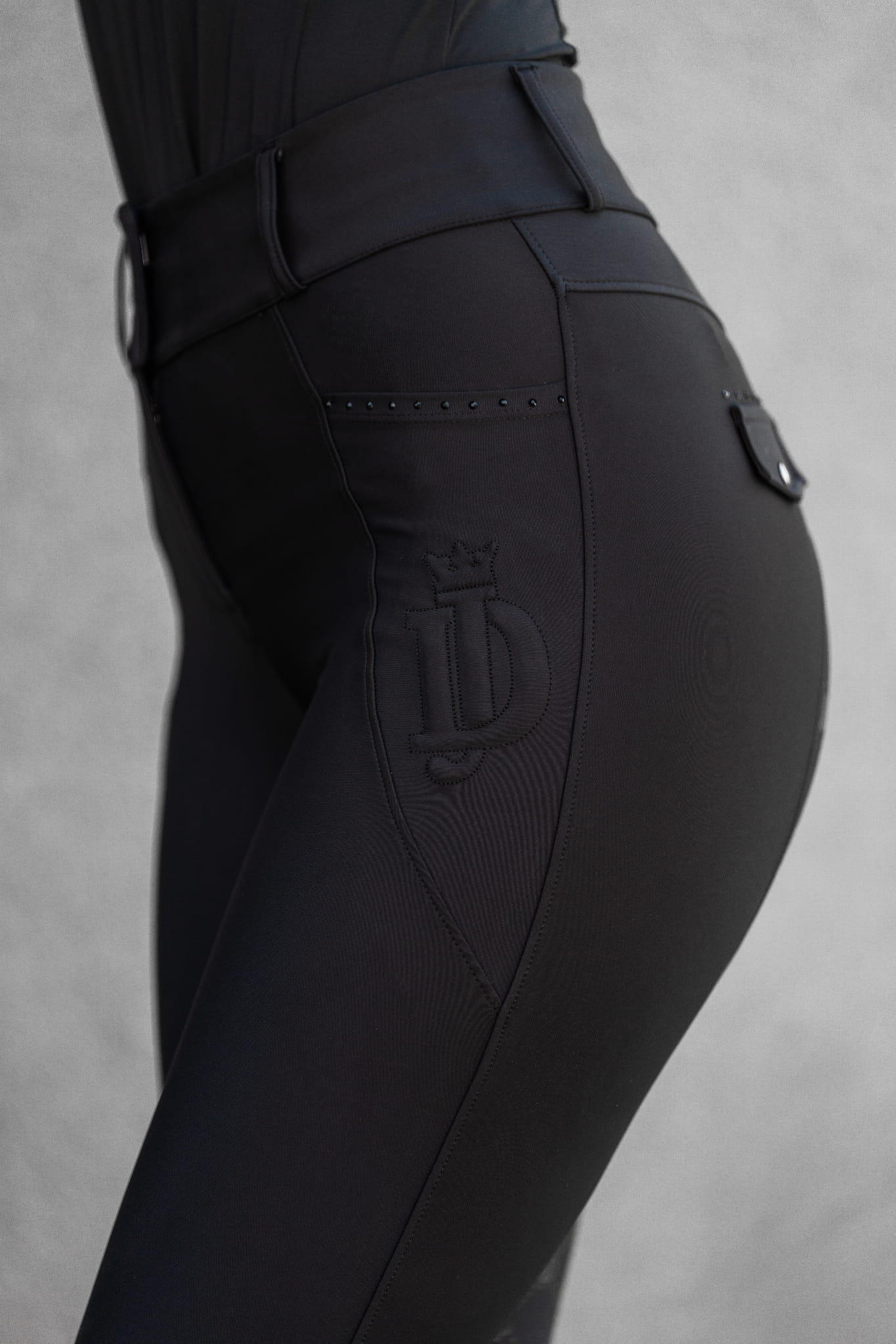 Legginsy jeździeckie z pełnym lejem JD ATTACK Elite 3/3