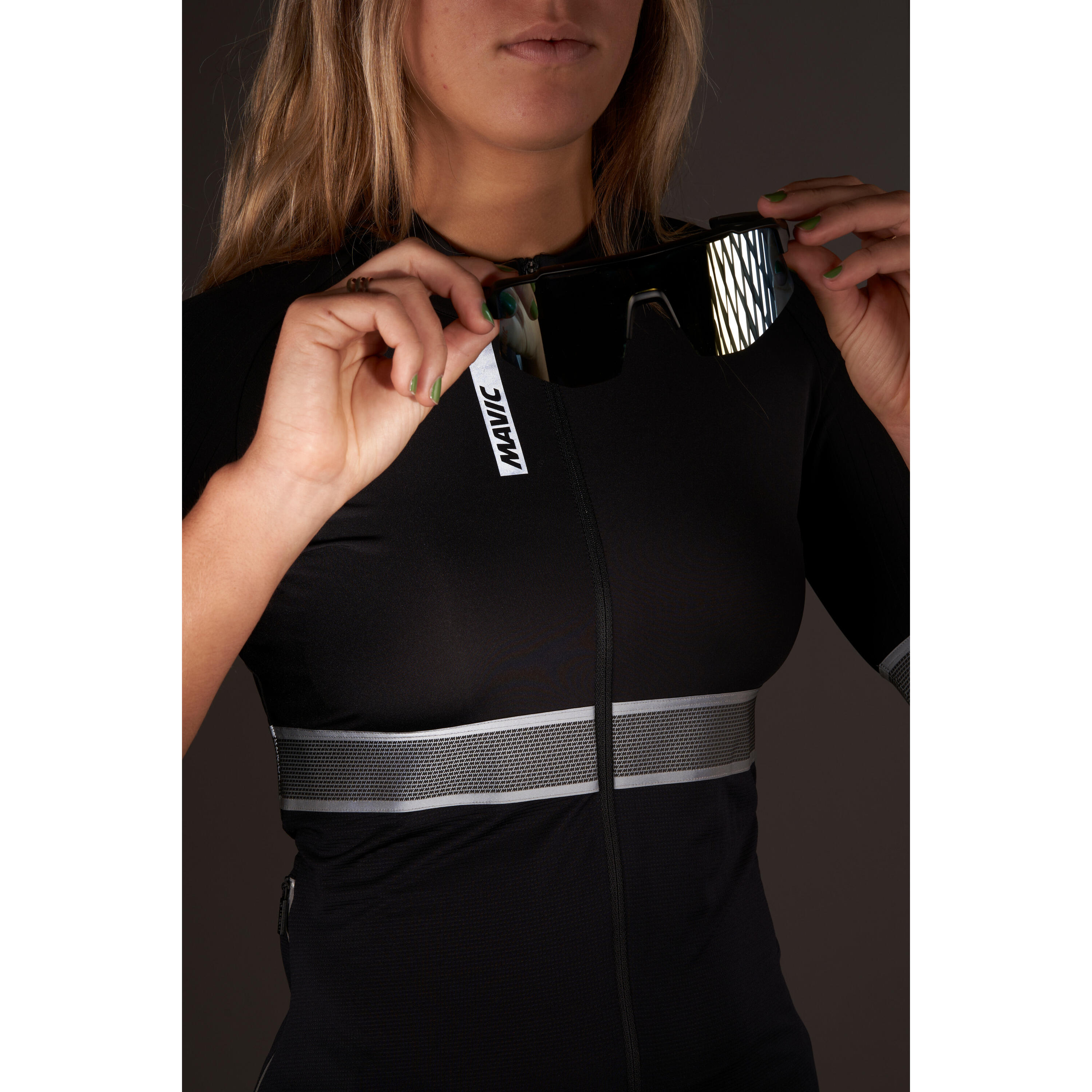 Maglia Mavic Ksyrium Donna a Maniche Corte Blu Scuro 3/3