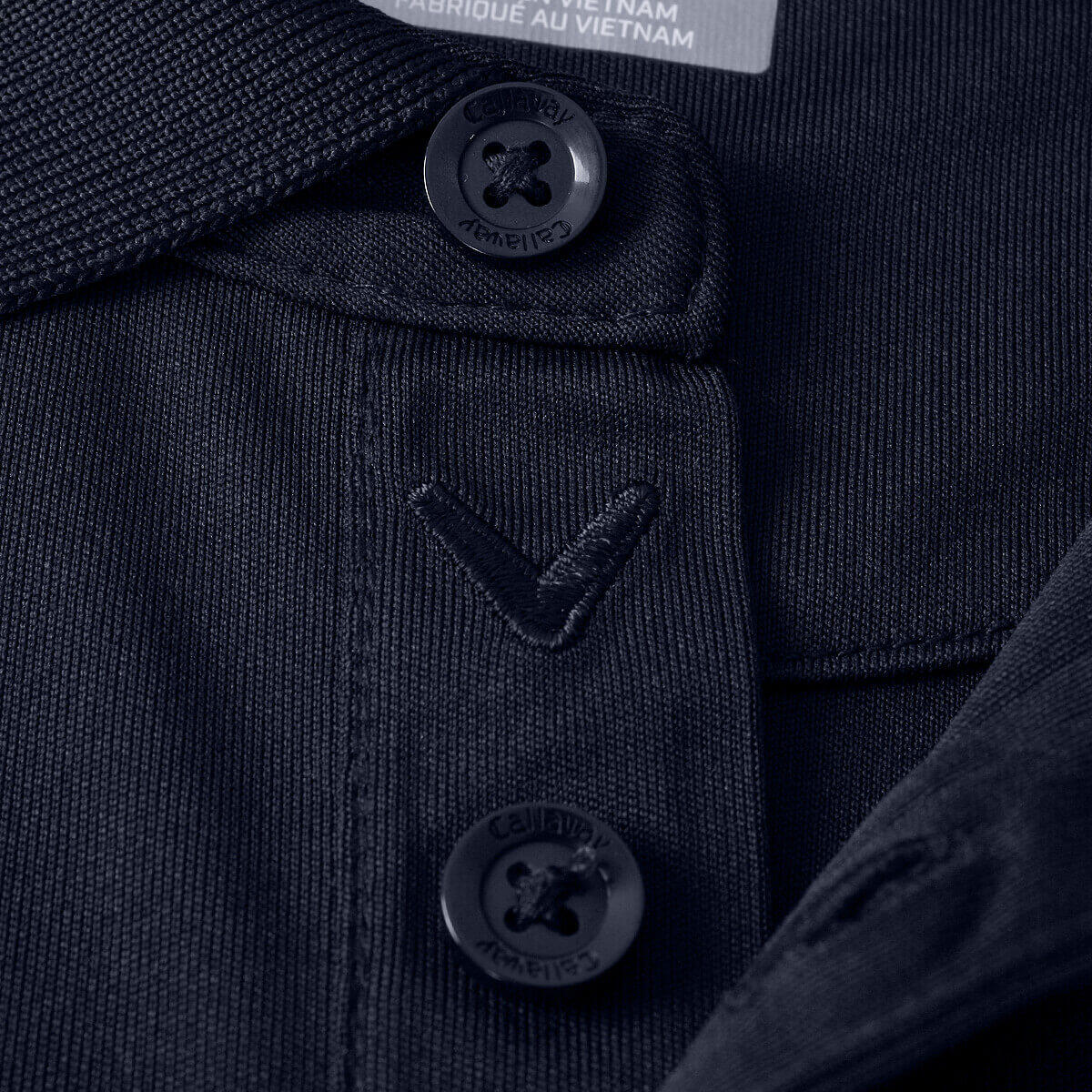 Polo da golf da uomo Callaway Tournament, blu navy 4/4