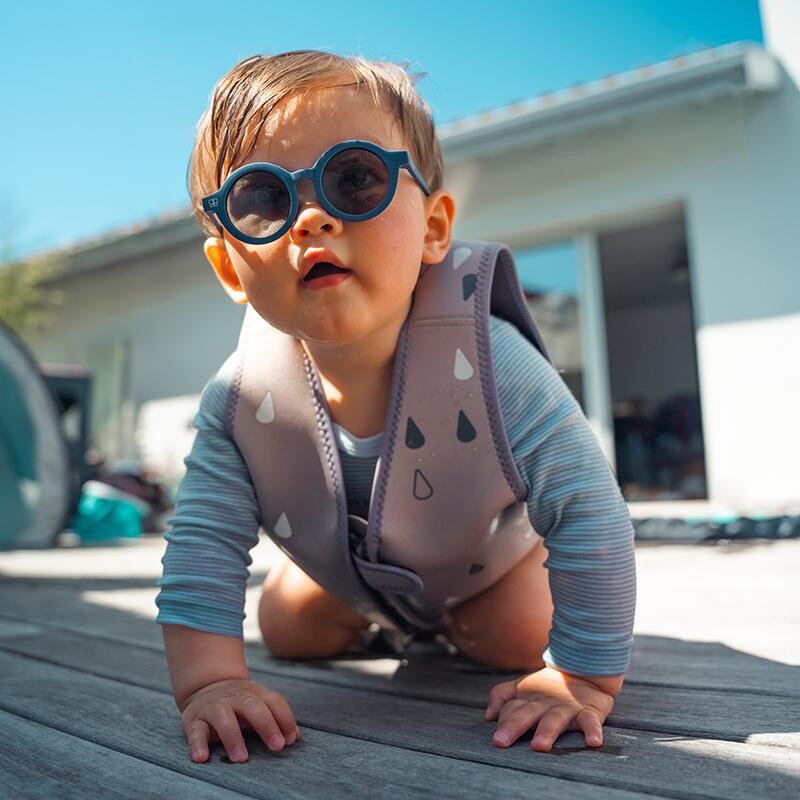 Ochelari de soare pentru bebelusi si copii mici bblüv Sölar Mini 2.0 Navy