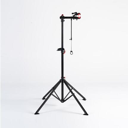 PIED D'ATELIER VÉLO PLIABLE-Réglable-Pince 360°-Plateau à Outils Magnétique