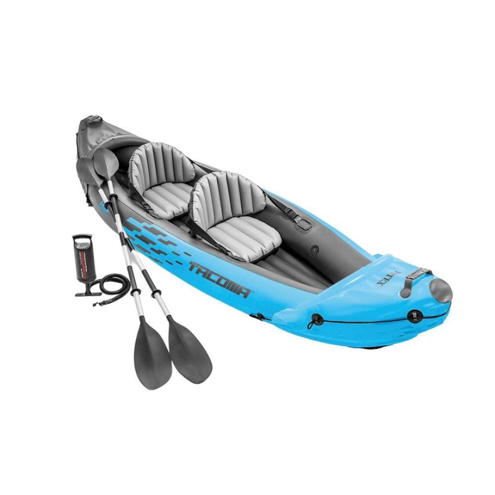 Intex - Pack Kayak Gonflable Tacoma K2 2 Places - Kayak - Decathlon