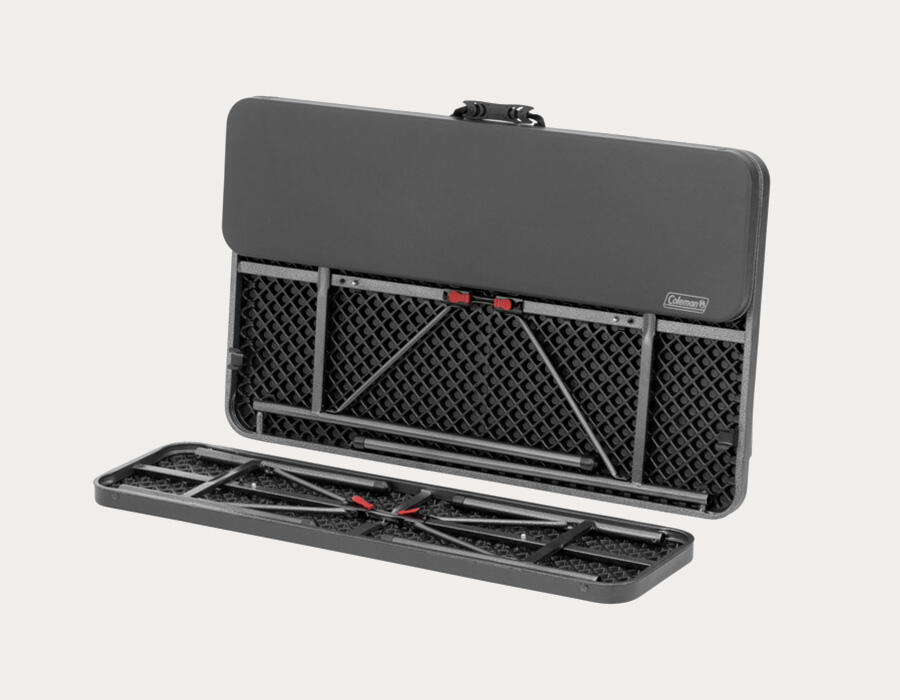 4 Person Pack-Away SET Folding All-in-One Steel Table & Chair | Compact & Foldable Set for Camping, Picnic, Garden, Outdoor & Indoor Use