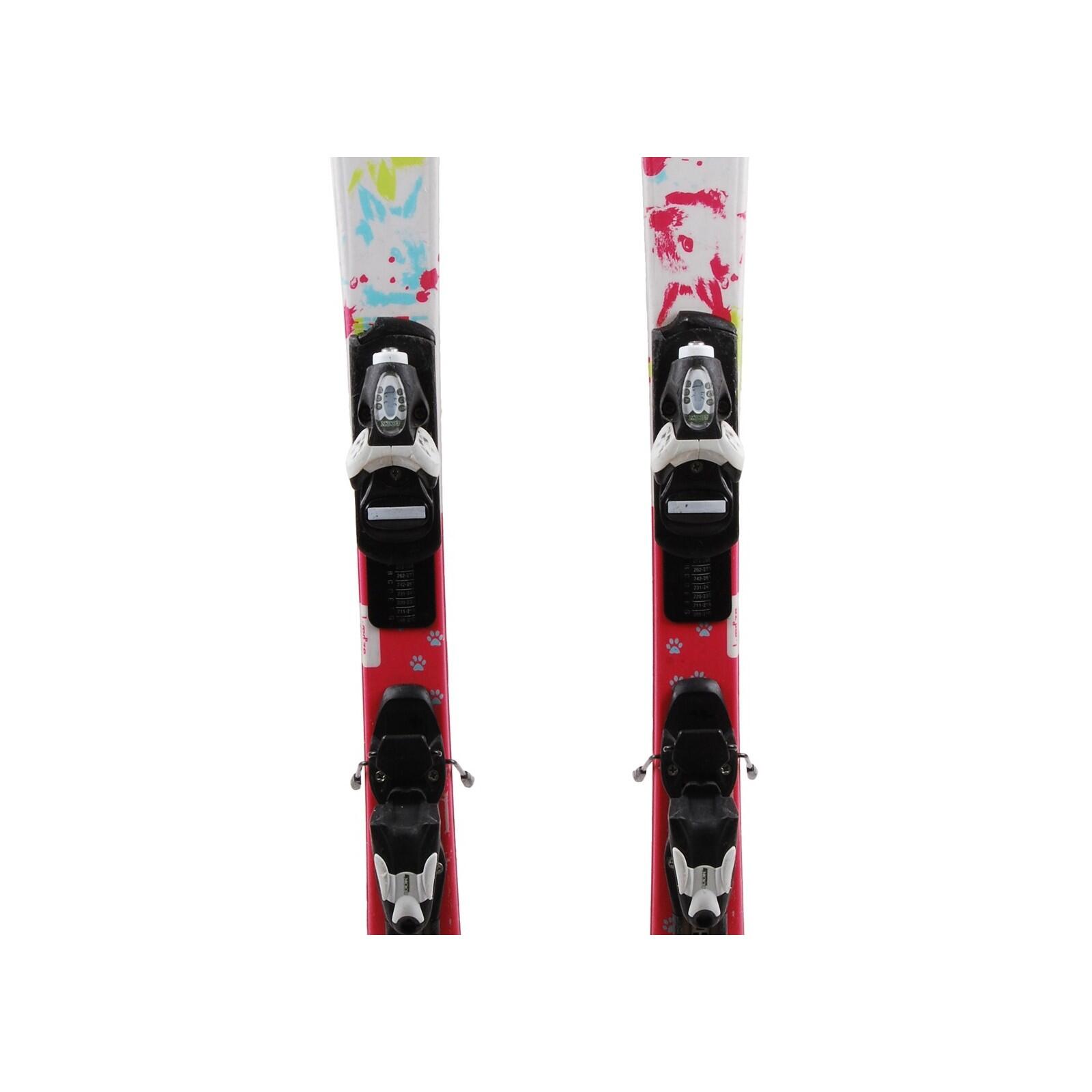 RECONDITIONNE - Ski Junior Wedze Starliner Miny + Fixations 3/4