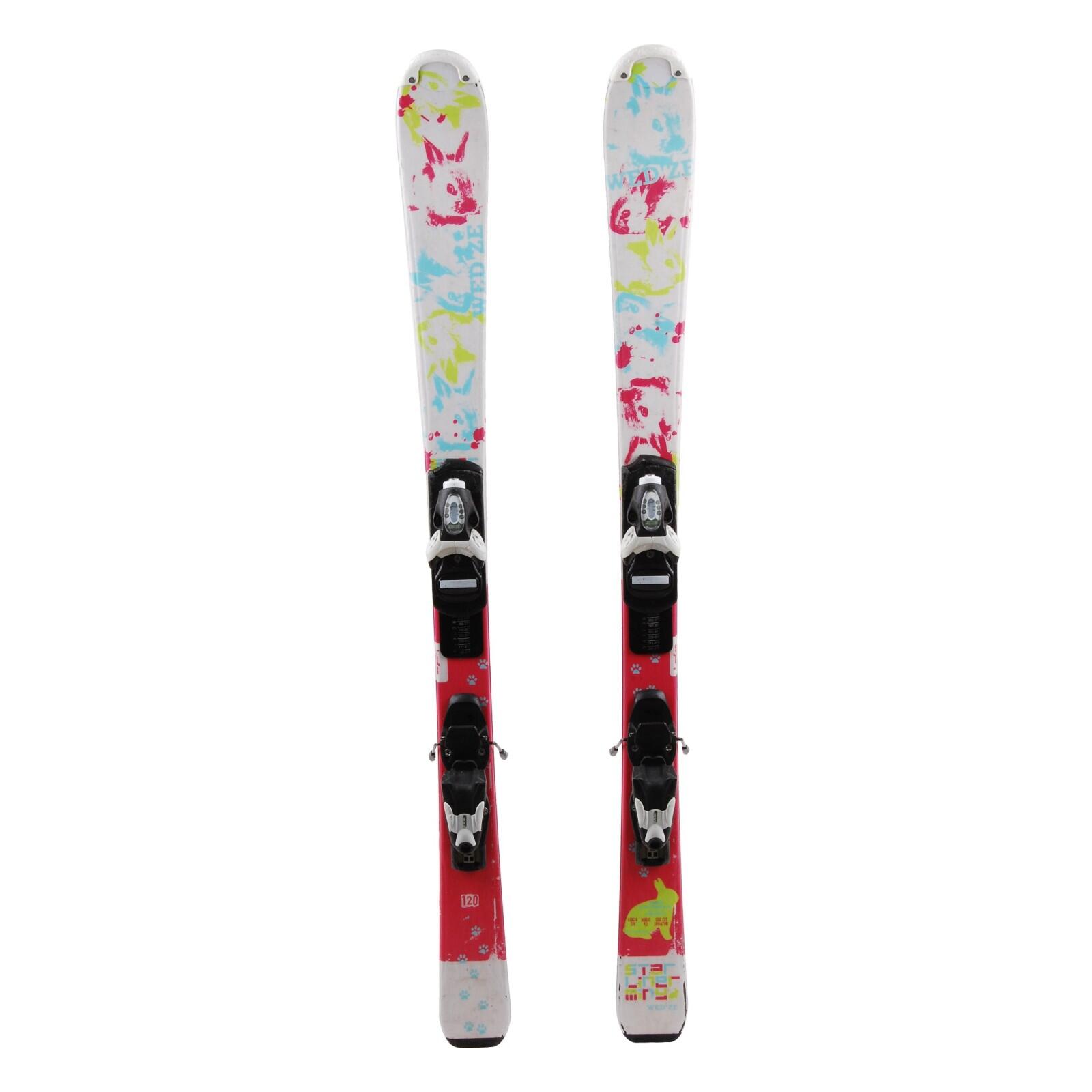 WEDZE RECONDITIONNE - Ski Junior Wedze Starliner Miny + Fixations