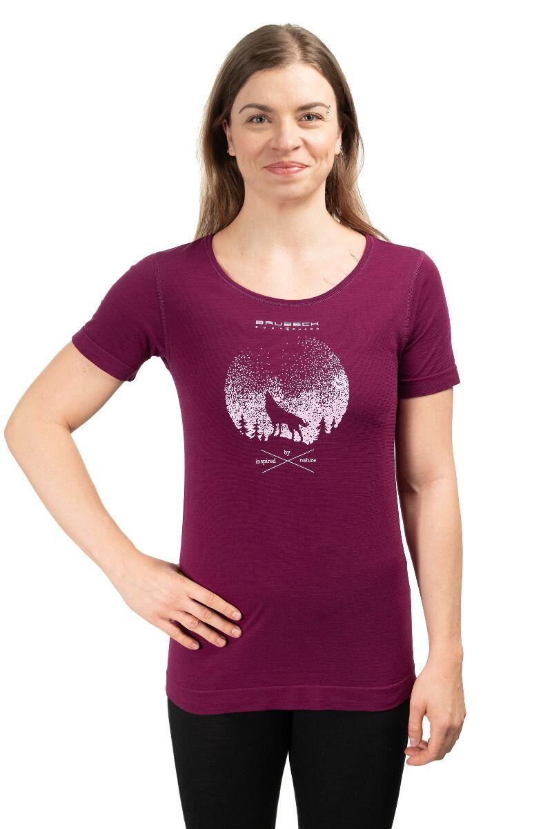 Maglia termica donna Outdoor Wool Pro 1/4