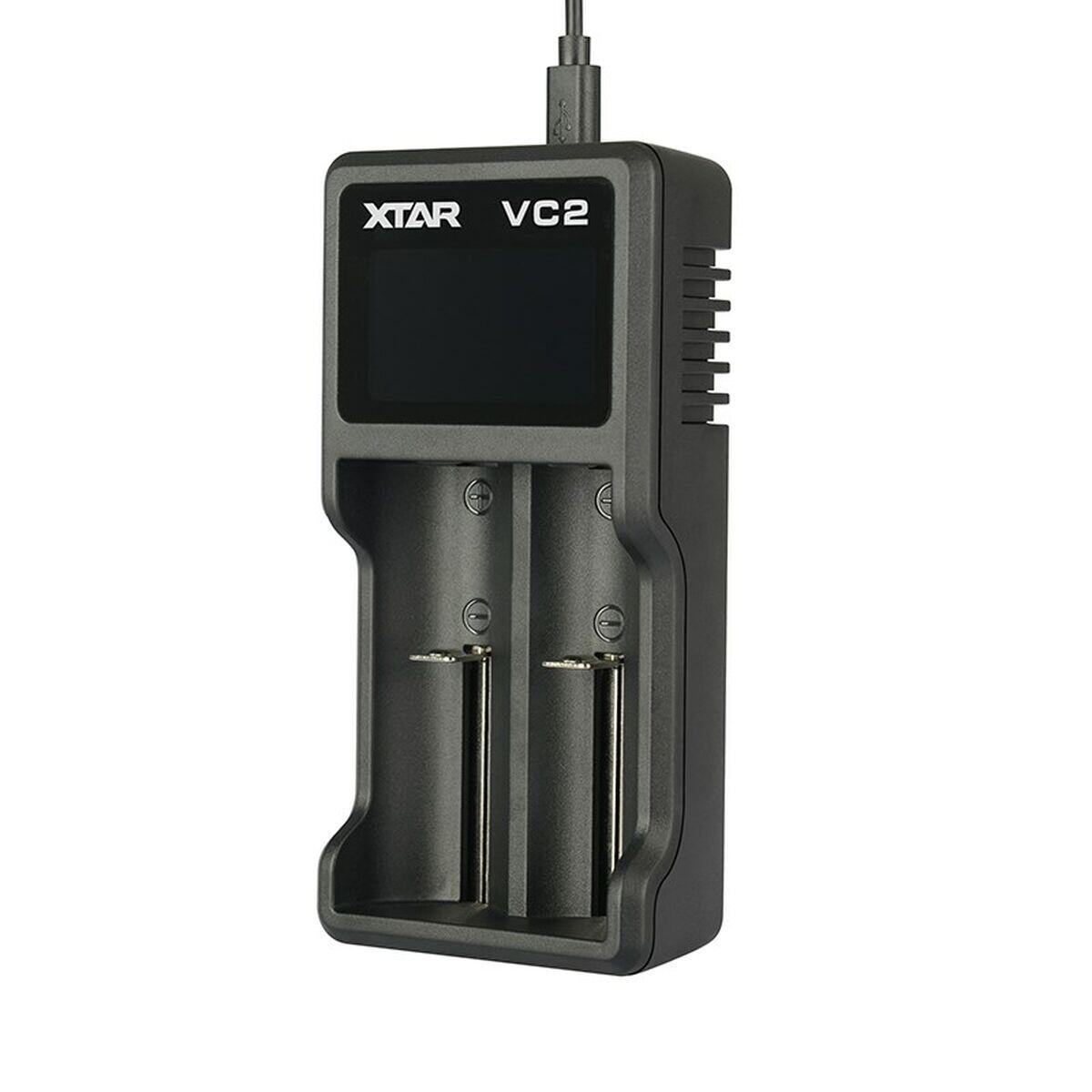 Carregador de bateria Xtar VC2 Tomada EU 5/5