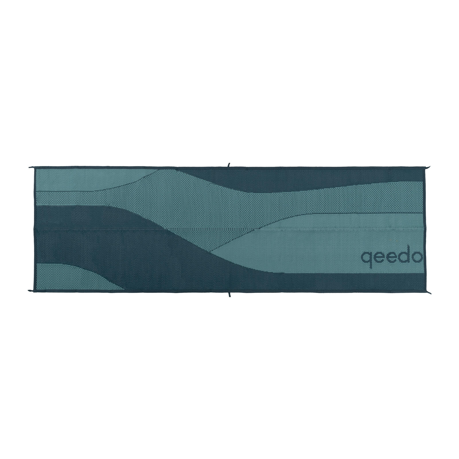 Qeedo - Tapis D'Extérieur (300 X 100 Cm) - Tapis De Sol Pour Tente De Camping Avec Pique - Double Toit - Bleu|turquoise - 3 M - Decathlon