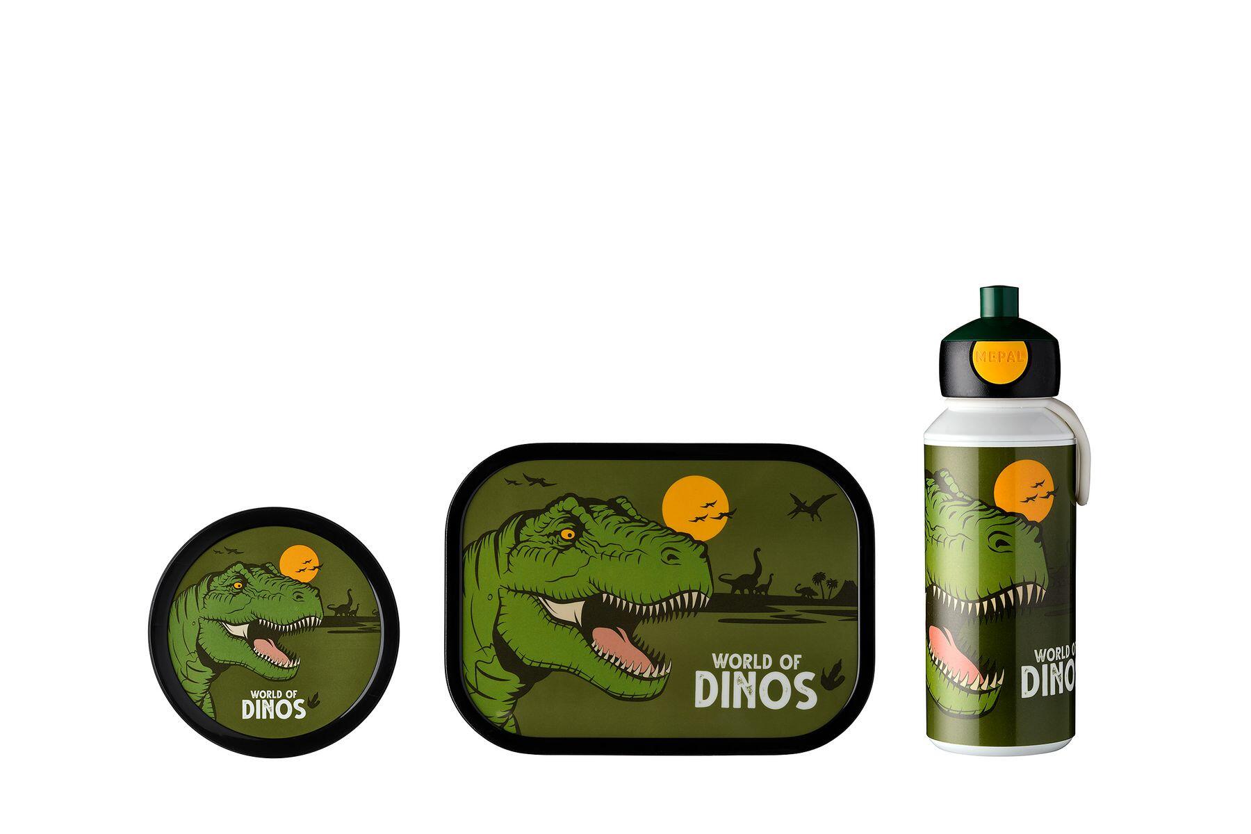 MEPAL Lancheira, MEPAL DINO FRUIT E GARRAFA INFANTIL