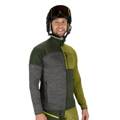 Rock experience - kobra mock neck fz - heren vest