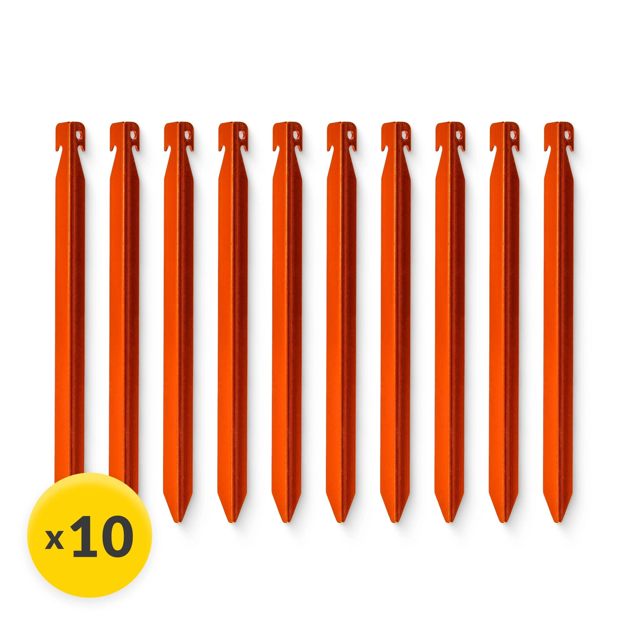 Śledzie aluminiowe do namiotu 18 cm V-kształtne 10 szt. 6/7