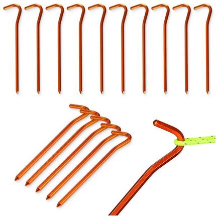 Zeltheringe 10er Set Aluminium Erdnägel Bodenanker Leicht MOUNTAIN GOAT