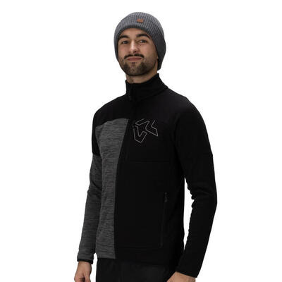 Rock experience - kobra mock neck fz - heren vest