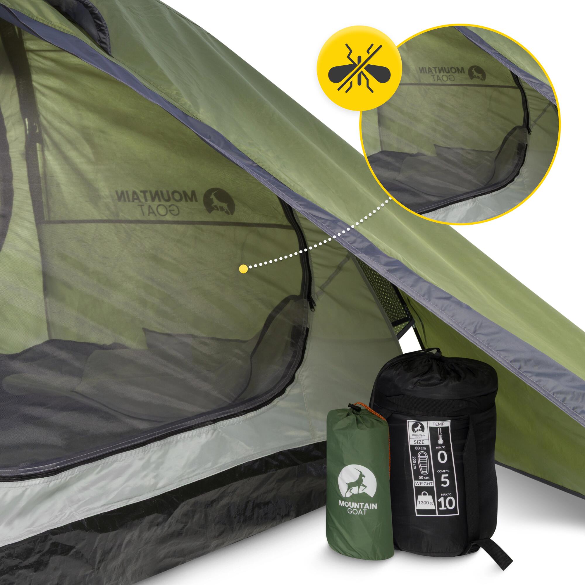 PRIME DUO MOUNTAIN GOAT – 2-Personen-Campingzelt 3/7