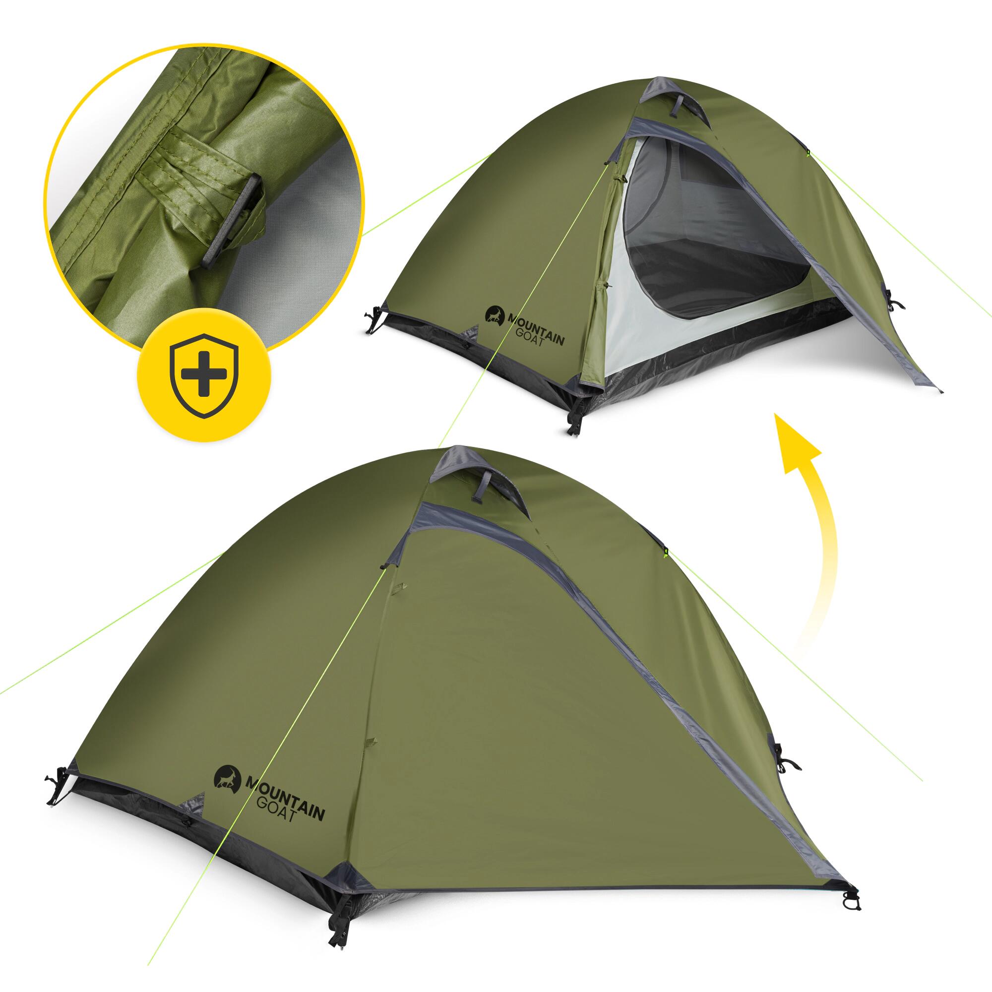 PRIME DUO MOUNTAIN GOAT – 2-Personen-Campingzelt 4/7