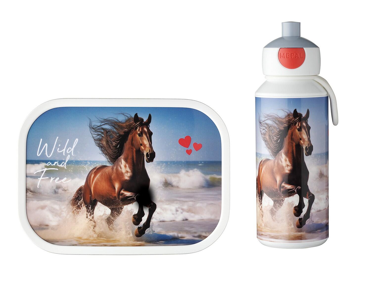 MEPAL Conjunto de Lancheira e Biberão Infantil MEPAL Wild Horse