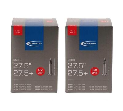 Schwalbe 2x Schlauch SV21F Freeride 27.5x2.10-3.00" (54/75-584) - 27,5 Zoll 6...