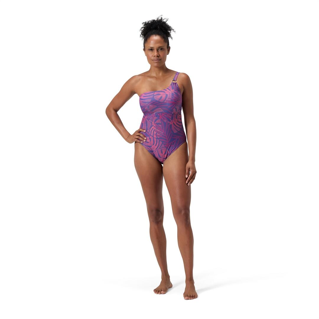 Maiô assimétrico estampado Speedo Shaping feminino 3/7