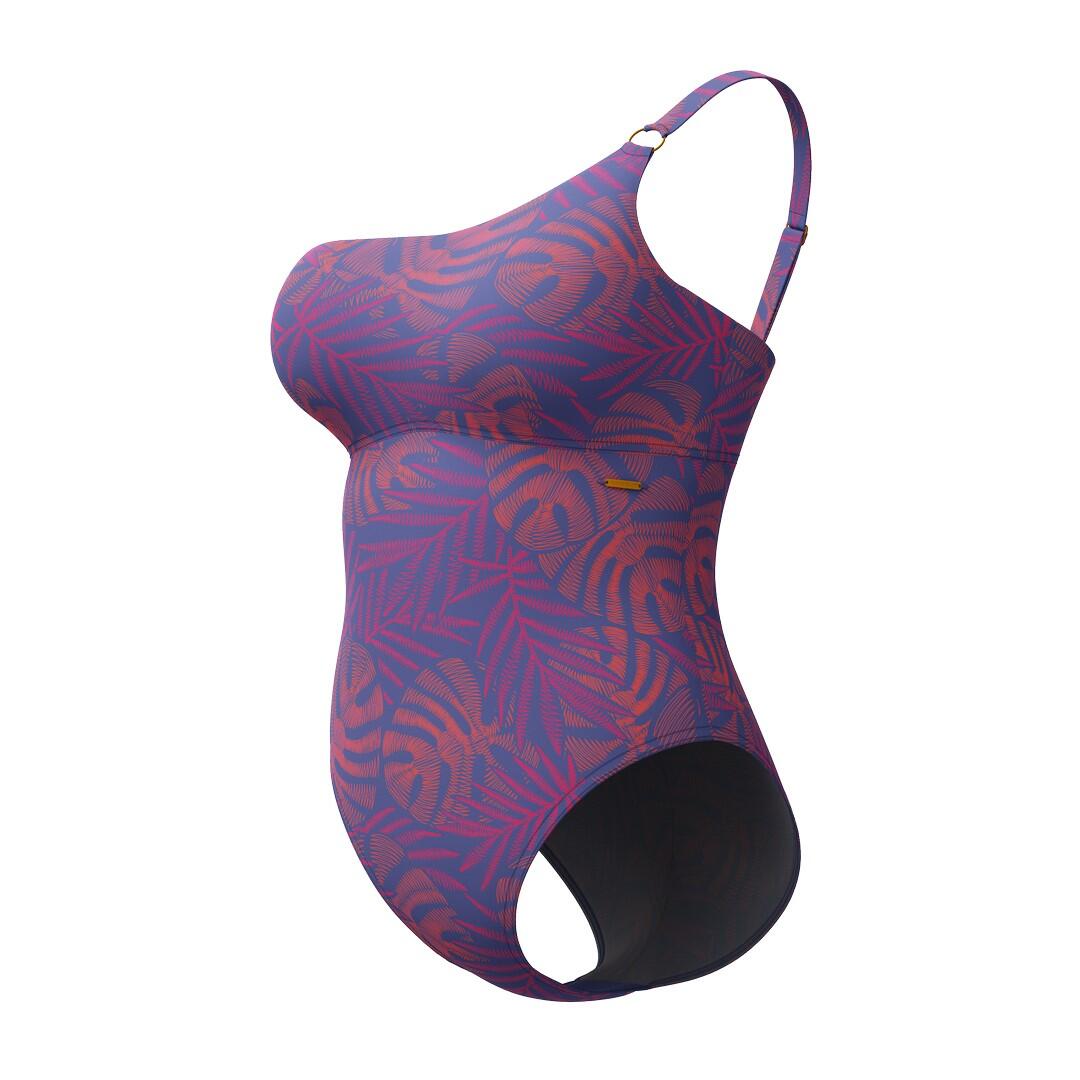 Maiô assimétrico estampado Speedo Shaping feminino 4/7