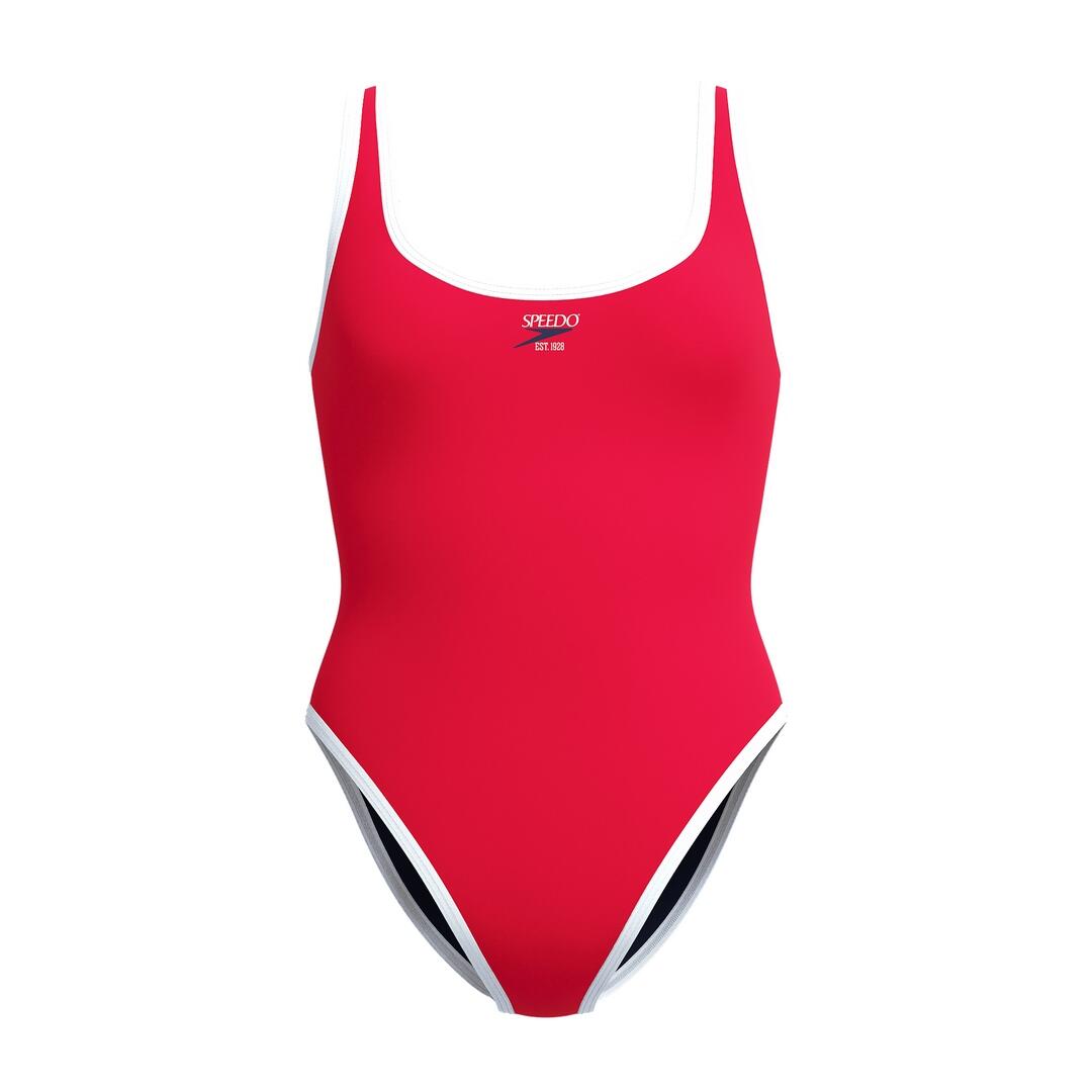 Speedo Solid Bound Scoop damesbadpak in één stuk 6/7