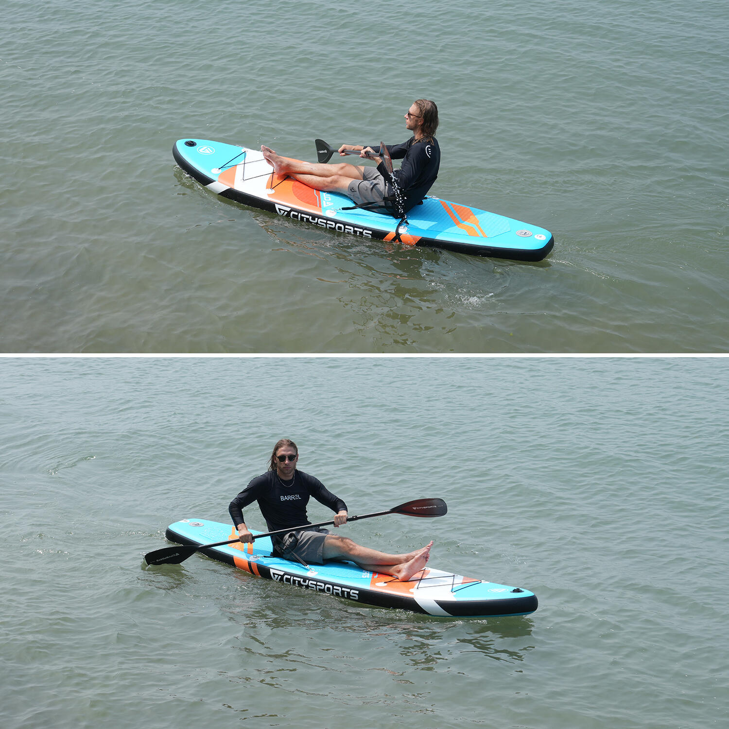 Tabla Paddle Surf CITYSPORTS Naranja Hinchable 320x80x15cm Accesorios 5/5