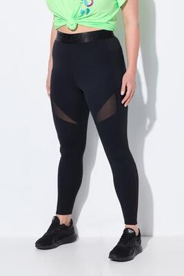 Dames sportlegging mesh inzetstukken sneldrogend gerecycled