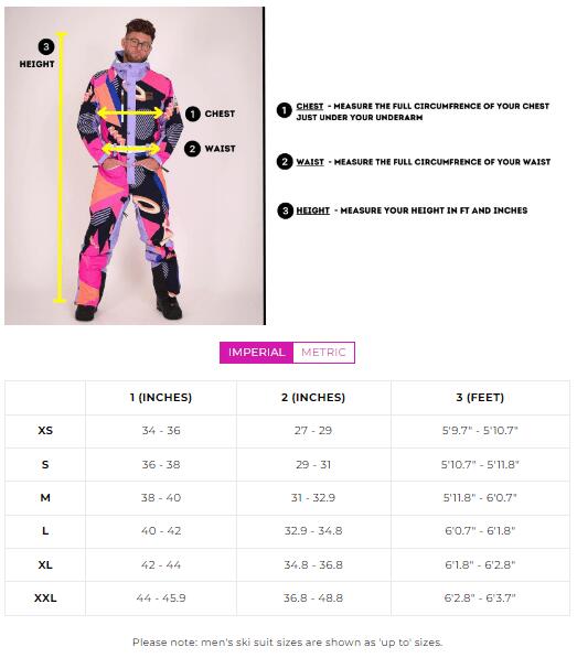 Hotel California Ski Suit - Mens 6/6