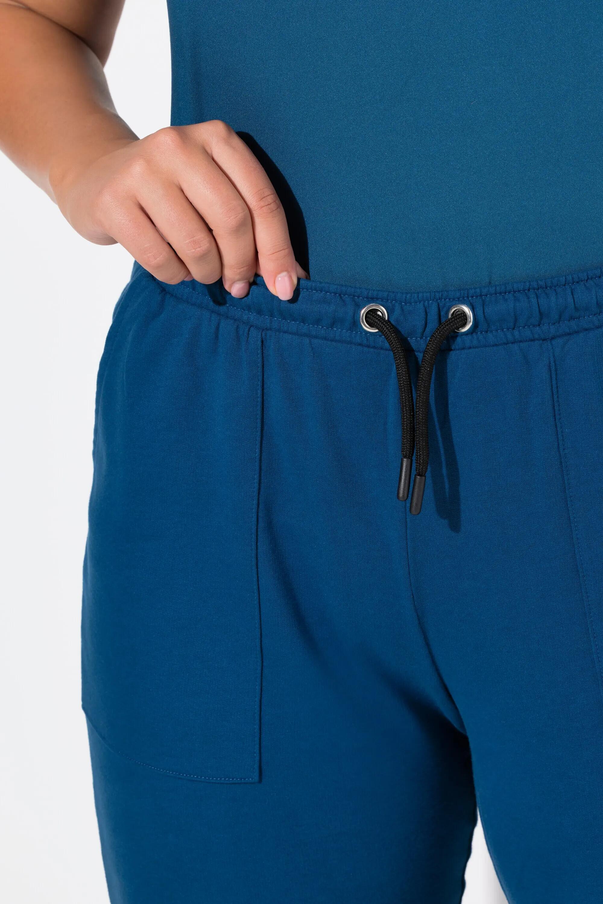 Femme Pantalon de jogging jambe droite et taille élastique 4/6