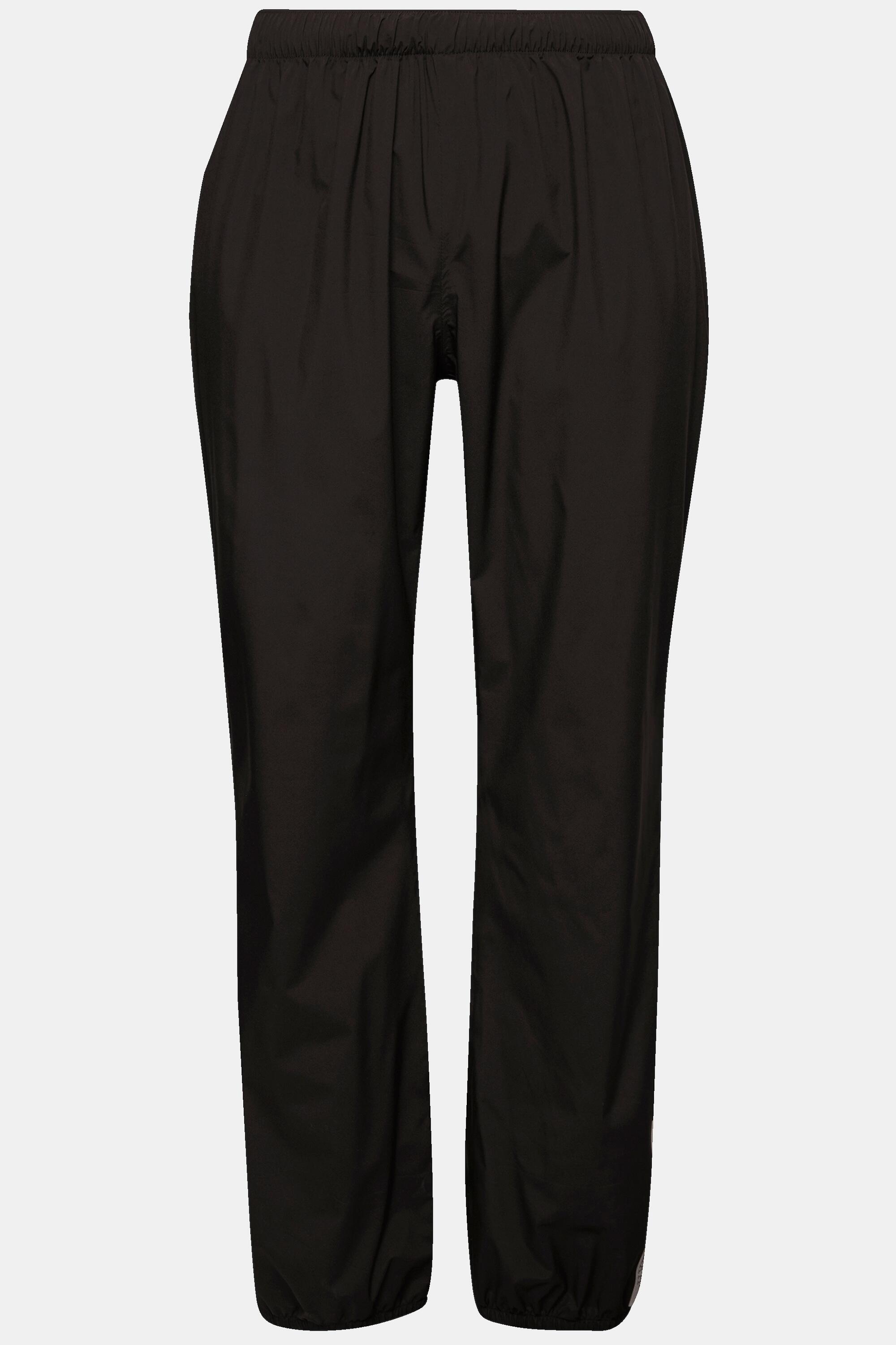 Femme Pantalon de pluie imperméable bande réfléchissante taille élastique 5/5