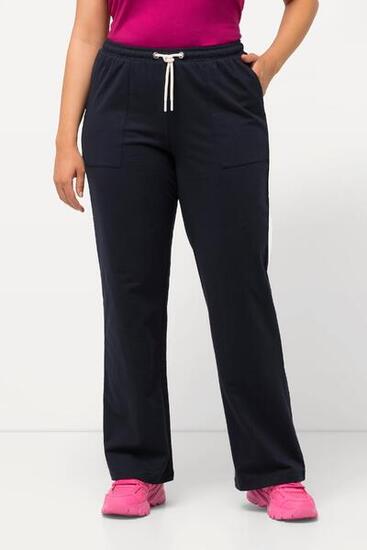 Femme Pantalon de jogging jambe droite et taille élastique